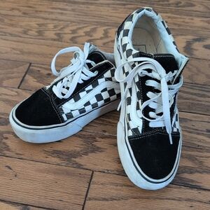 Vans Black & White Checkerboard Old Skool Sneakers